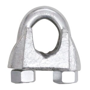 10 Pza Perro de hierro maleable para cable de acero 5/8" Surtek