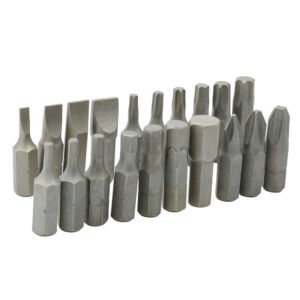 6 Pza Juego combinado de puntas hexágono de 1/4", 20 piezas en blíster Surtek