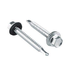 Pija cabeza hexagonal con rondana y punta de broca 1-1/2" x #14, 50 piezas Surtek