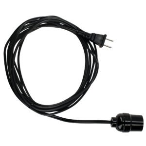 Portalámpara con cable de alimentación 2 x 18 4 m Surtek