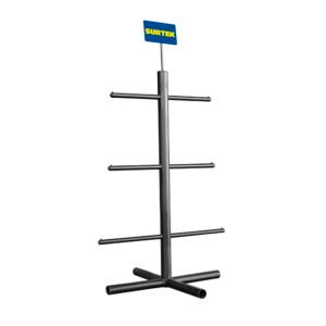 Exhibidor de piso para cuerdas de polipropileno 90 x 186 x 91 cm Surtek