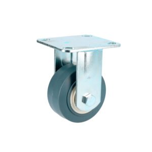 Rodaja de TPR gris fija 8" Surtek