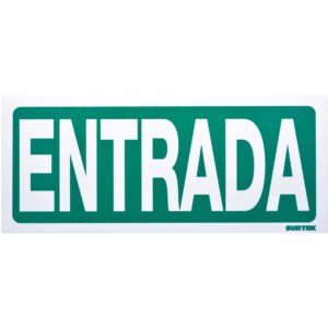 3 Pza Señal "Entrada" Surtek