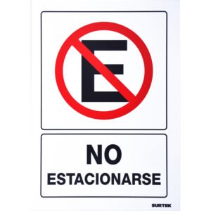 3 Pza Señal "No estacionarse" Surtek