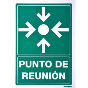 3 Pza Señal "Punto de reunión" Surtek