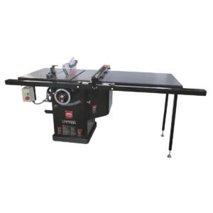 Sierra de mesa con ducto de salida para polvo 12", 4 HP, 3000 W, 220 V, 3580 RPM Urrea