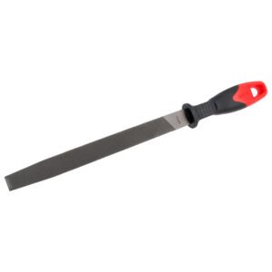 Lima media caña bastarda con mango bimaterial 10" Urrea