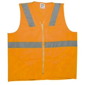 Chaleco de seguridad cerrado de alta visibilidad naranja M Urrea