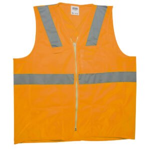 Chaleco de seguridad cerrado de alta visibilidad naranja EG Urrea