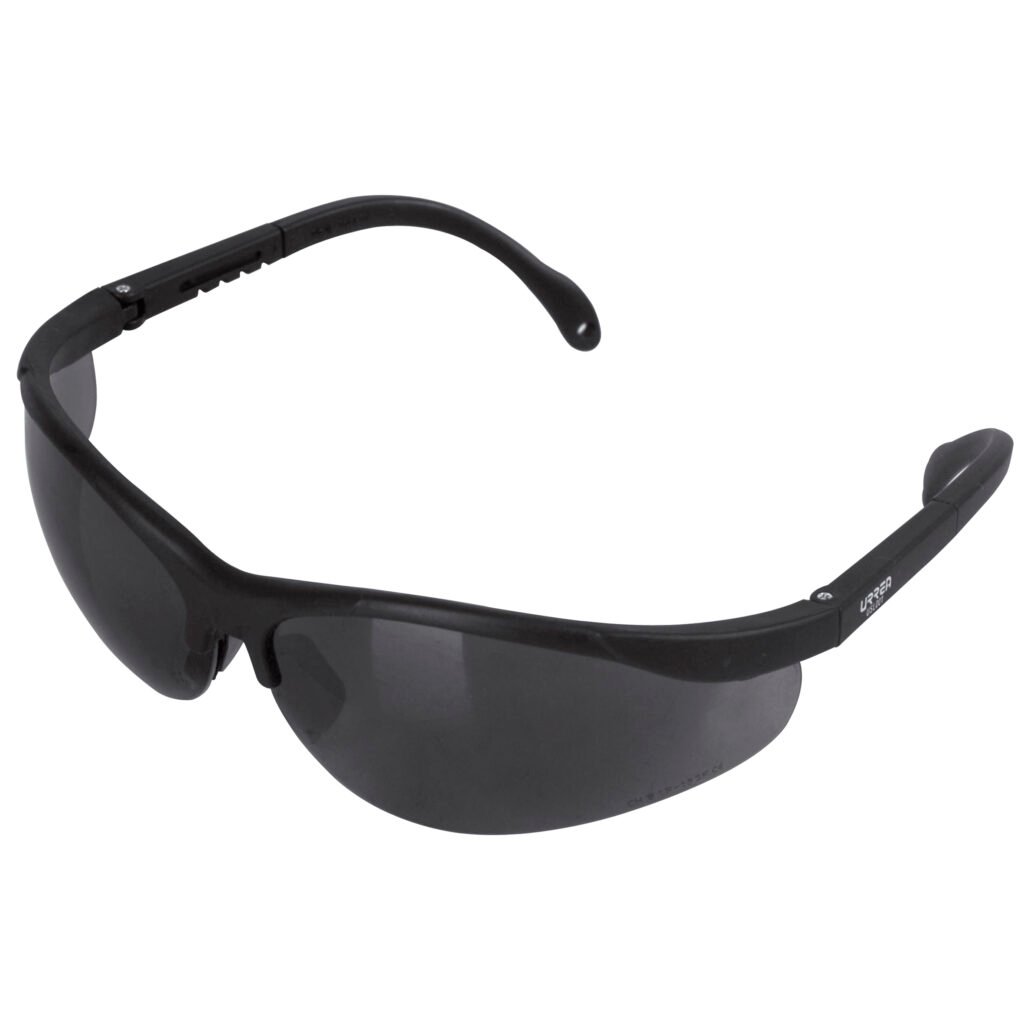 12 Pza Lentes de seguridad modelo Hades, oscuros Urrea