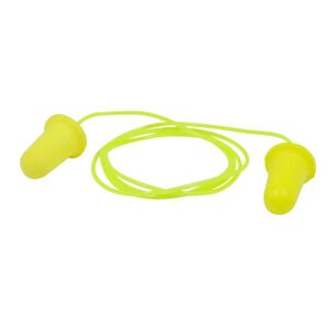 100 Pza Tapones para oídos desechables de alta visibilidad color verde SNR 32 dB Urrea
